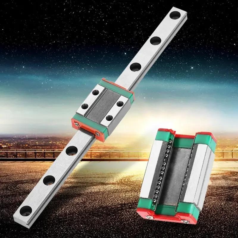 LML9B Miniature Linear Rail Guide Rail 9mm Width+Slide Block Linear Guide Rail Print Parts CNC 40mm