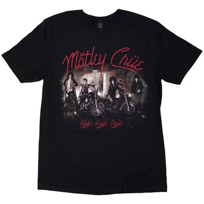 Motley Crue T-Shirt: Girls, Girls, Girls Vintage OFFICIAL NEW