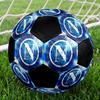 Naples Football Club Indoor Soccer Ball Colorful Machine Stitched PVC Size 5 Team Training Competition Ready Durable High-Bounce Cool Sports Gift