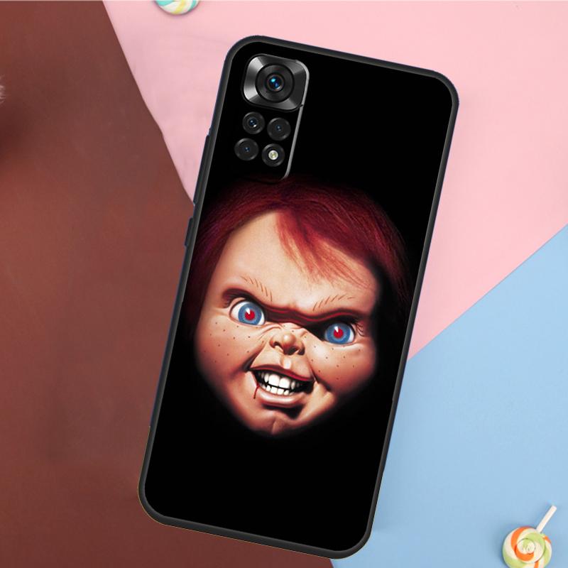 Scary Chucky Doll Horror Movie Case For Xiaomi Redmi Note 11 Pro 11S 8 9 12 10 Pro 10S 9S Redmi 9 10 12C 9C 10C Back Cover