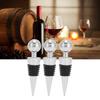 3pcs Leak Proof Vacuum Wine Stopper Silicone Stopper Wine Sealer Bottle Stopper  Hotel