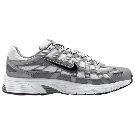 Nike P-6000 White Metallic Cool Grey Unisex Sneakers Black IR2004-100
