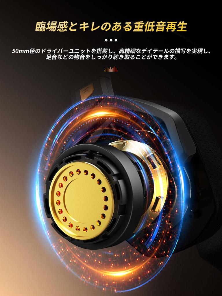 NUBWO Wireless Gaming Headset with Mic and Mute 100 Hours of Continuous USB Low Latency FPS Gaming Headset for and PS5 Function, Use, 2.4G