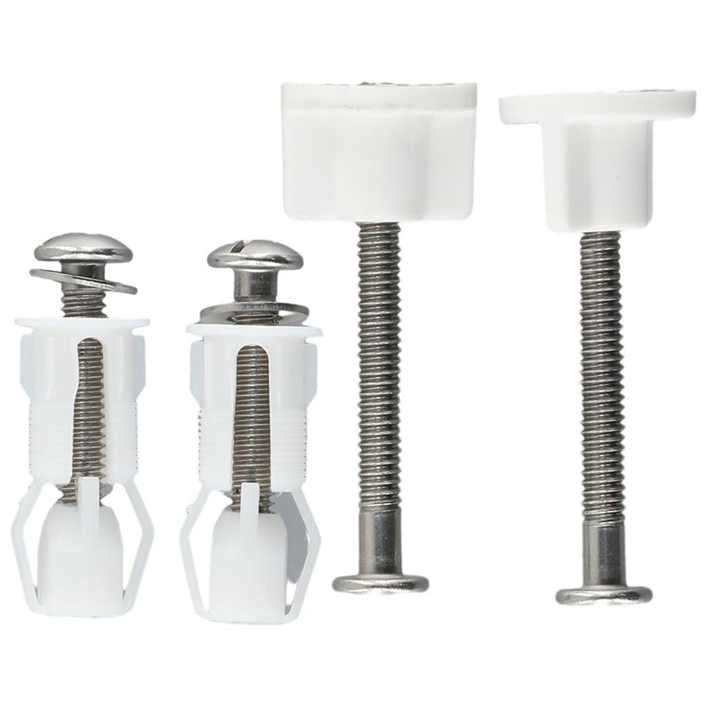 Toilet Lid Accessory Rubber Bungs Slide Top Fix Toilet Screws Nut