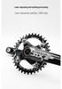 EVOSID Hohl integrierter Mountainbike Kurbelsatz mit Innenlager, 104BCD, Einzelkettenblatt (32/34/36/38 Zähne)