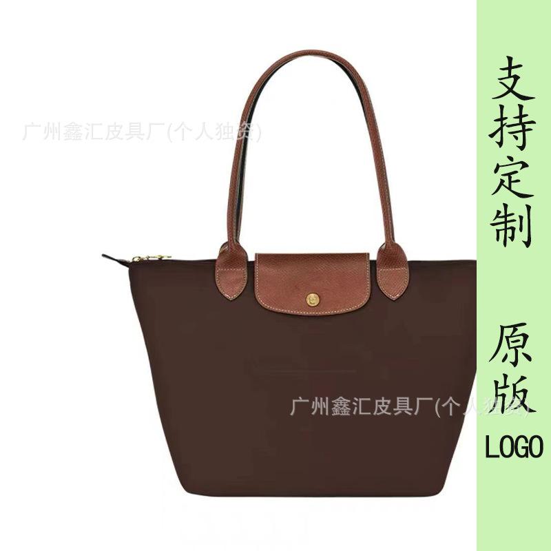 New dragon inlaid week embroidered nylon tote bag shoulder handbag dumpling bag messenger bag