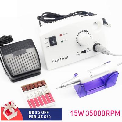 35000 U/min Nagelbohrmaschine, Maniküre-Maschine für professionelle Maniküre, Pediküre, elektrische Nagelfeile, Nagelkunst-Ausrüstung mit Nagelbohrer