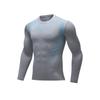 Men's Quick-Drying Long-Sleeve Athletic Bodysuit - High Elasticity & Breathable Fitness Wear