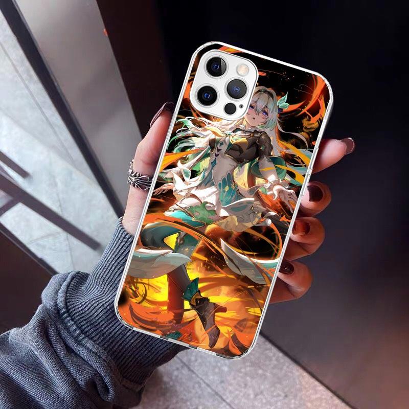 Honkai Star Rail Firefly Phone Case For iPhone 17 Air 11 13 Mini 14 15 Plus 16 12 Pro Max 16E SE 7 8 Pattern Soft TPU Back Cover