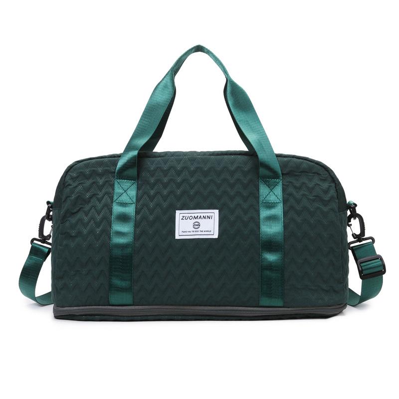 Dry and wet separation simple fashion handbag large capacity casual wear-resistant sports fitness bag outing expansion travel bag