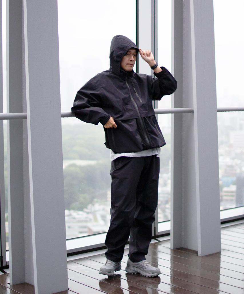 Snow Peak SYMPATEX Hybrid Rain Pants and Medium PA-25SU019, Men's Women's, Black,