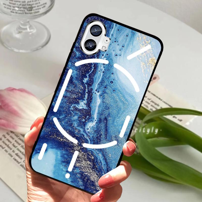 Hülle Für Nothing Phone 1 Hülle Stoßfest Schwarzer Bumper Rückseite Handyhülle Für Nothing Phone 2 Eins zwei Hülle Funda Nothingphone2