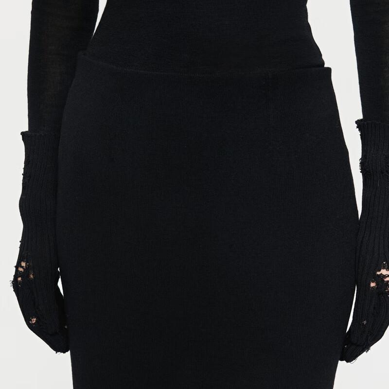 JNBY Women's H-Line Wool Blend Midi Skirt