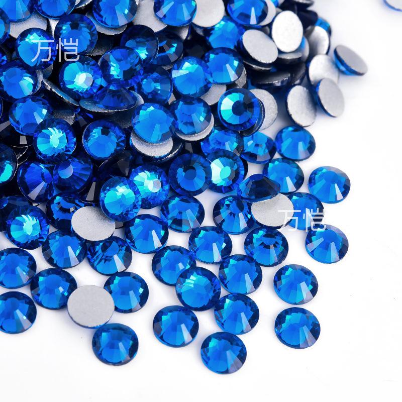 Ss3-Ss16 Mixed Size Flat Bottom Drill, Mobile Phone Case Diy Sticker Diamond Crystal Glass, Creative Nail Art Jewelry Accessories