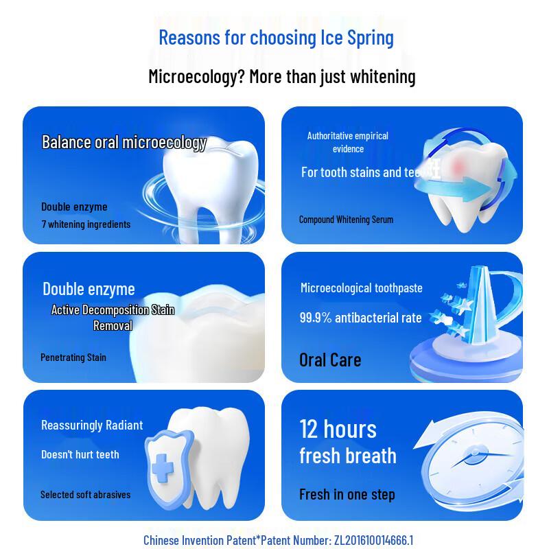 blispring Micro-ecological Enzyme Whitening Toothpaste