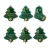 Christmas Pendant Xmas Tree Stocking Shape 2D Acrylic Seaside Festive Decoration with Lanyard Beach House Holiday Decor