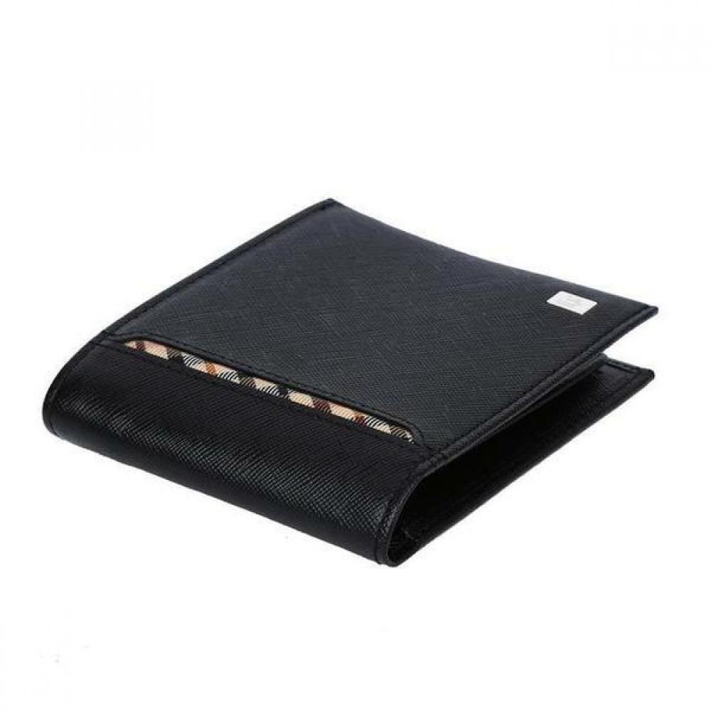 Daks Black Ocean Embossed Diagonal Check Line Wallet Dbwa3e905bk