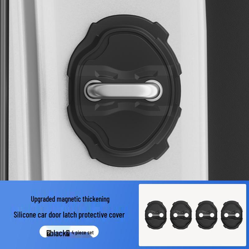 BMW Car Door Lock Protection Pad: Universal Shock Absorption Anti-collision Cover for Select Models 79x59.4mm