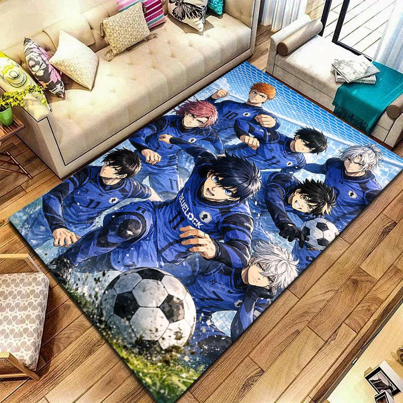 BLUE LOCK Carpet Rug for Living Room Bedroom Home Sofa Decoration,Kids play Non-slip Floor Mat