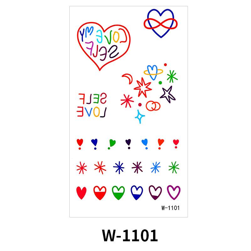 Cartoon Tattoo Sticker Waterproof Small Fresh Children Cute Tattoo Sticker