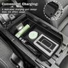 For 2018-2025 GMC Terrain Center Console Organizer Armrest Storage Box Tray Compartment Storage Secondary Car Box Accessories