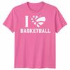 I Love Basketball Sports Fan Tee Unisex Unisex Graphic Unisex TShirt