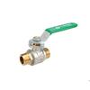 Ball Valve - SFERACO - 567005 - Male Male 20/27 - Green Handle - Pressure 40 Bar