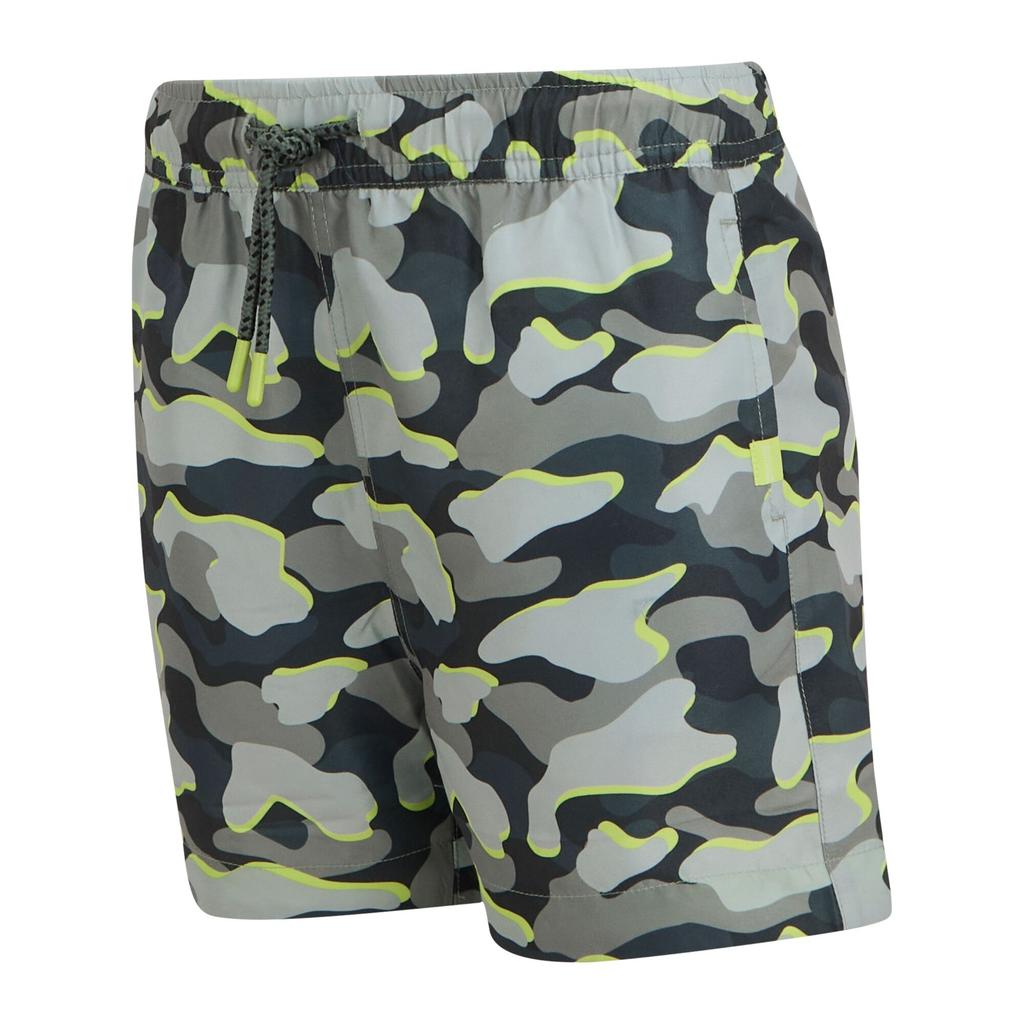 Regatta Childrens/Kids Skander Camo Swim Shorts
