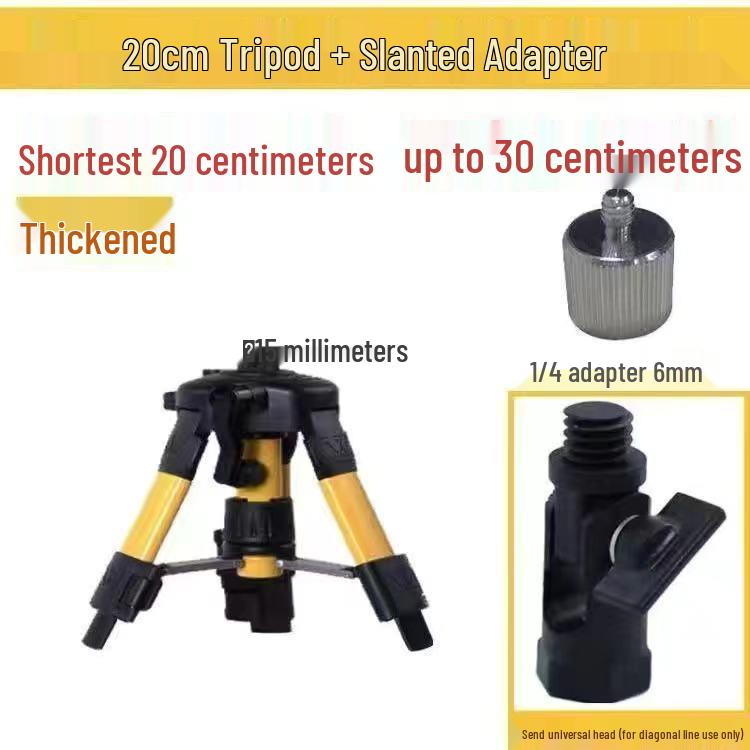 Thickened Aluminum & Steel Spirit Level Bracket with Infrared Laser Tripod