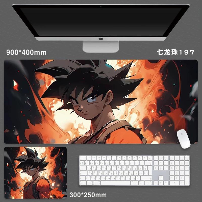 High Quality Japanese Animation Seven Dragon Ball Mouse Pad Oversized Boys Animation Two-dimensional E-sports Game Computer Keyboard Student Desk Pad