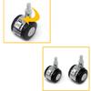 Heavy Duty Chair Rollers Mute Chair Caster Wheels Chair Mats Universal Casters Replacement Strong Carrying Capacity