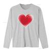 Red Heart Summer T Shirt for Women  with Cool Prints National Parents Day S Vintage Washed Fashion Streetwear Breathable