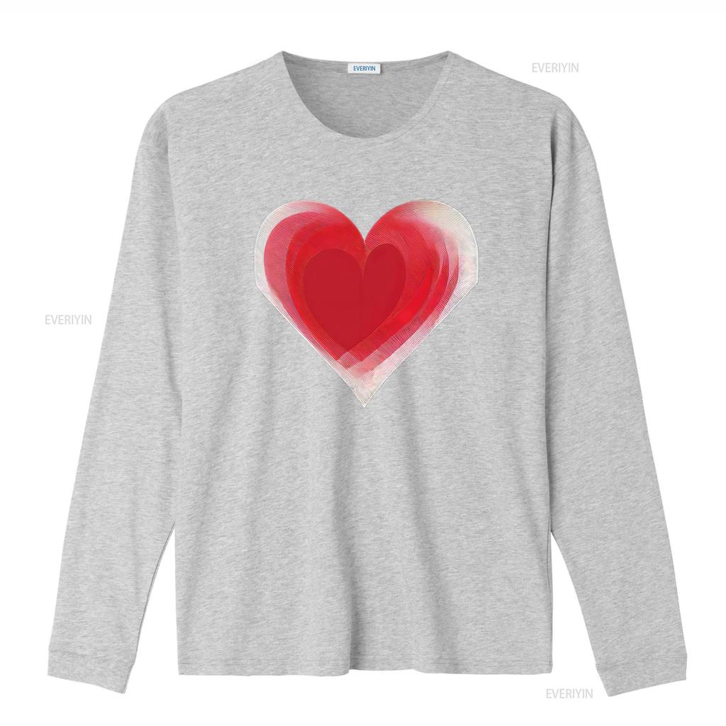 Red Heart Summer T Shirt for Women with Cool Prints National Parents Day S Vintage Washed Fashion Streetwear Breathable