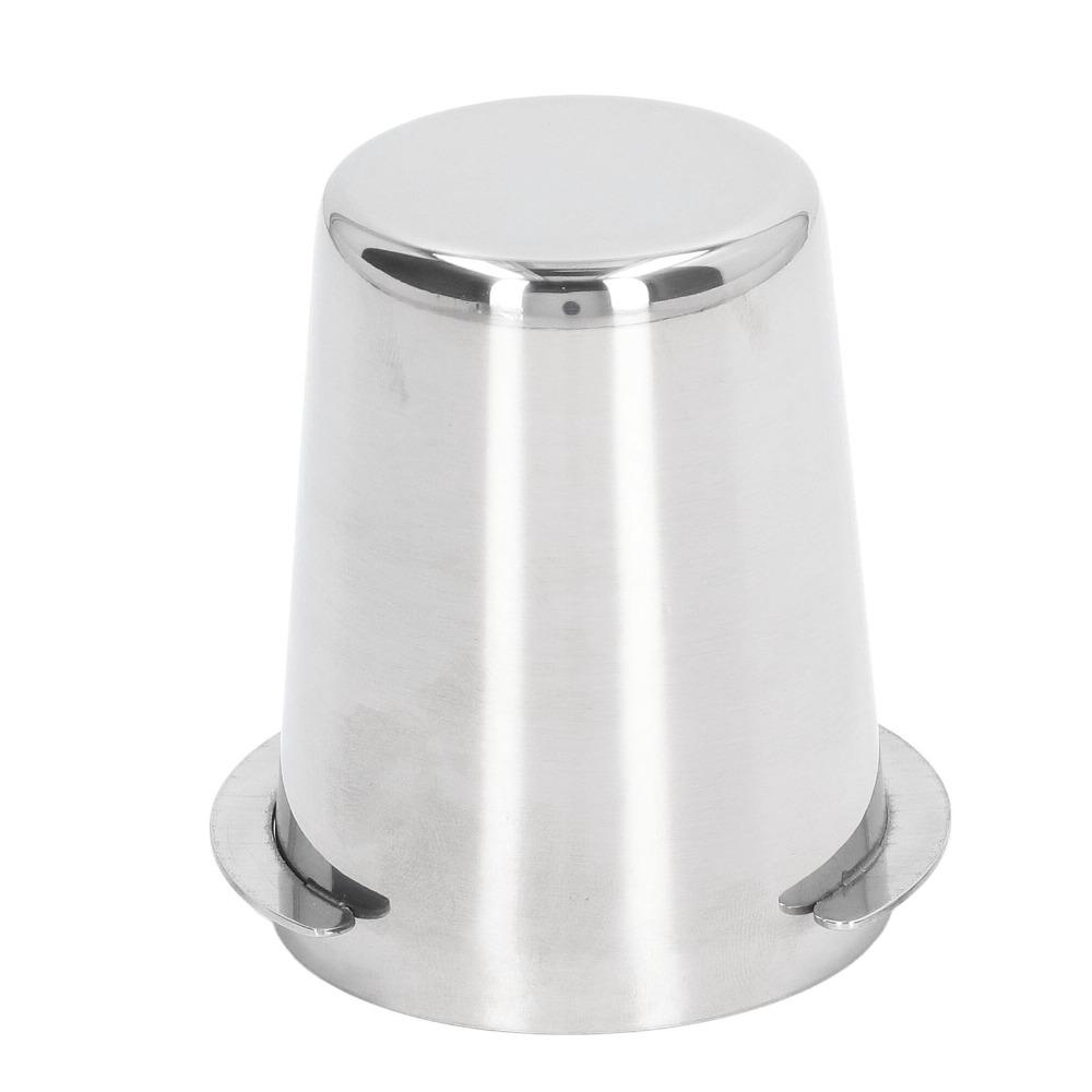 Smooth Surface Espresso Dosing Cup Silver Coffee Measuring Cup Espresso Powder Transfer