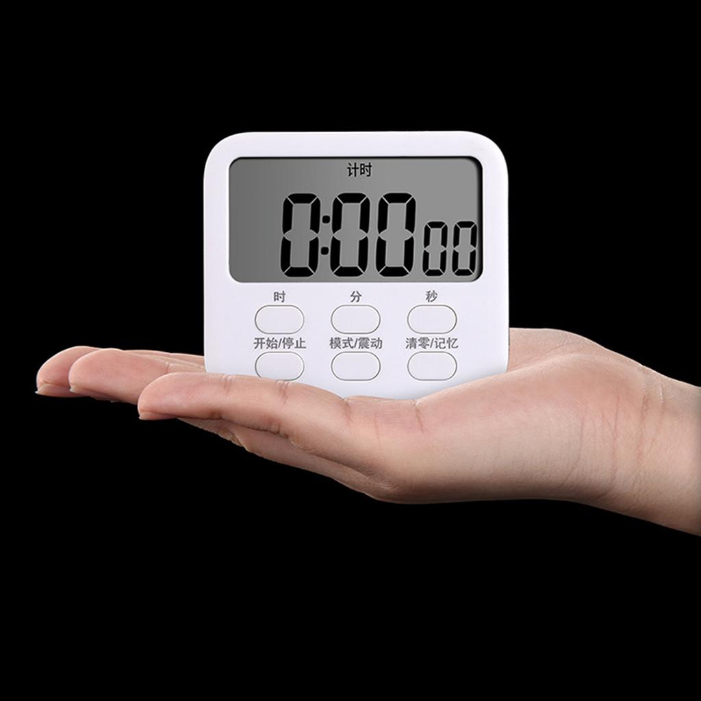 Multi-Function Electronic Timer Magnetic Digital Timers Big LCD-Display for Break-Time Cooking Gym Meeting Classroom