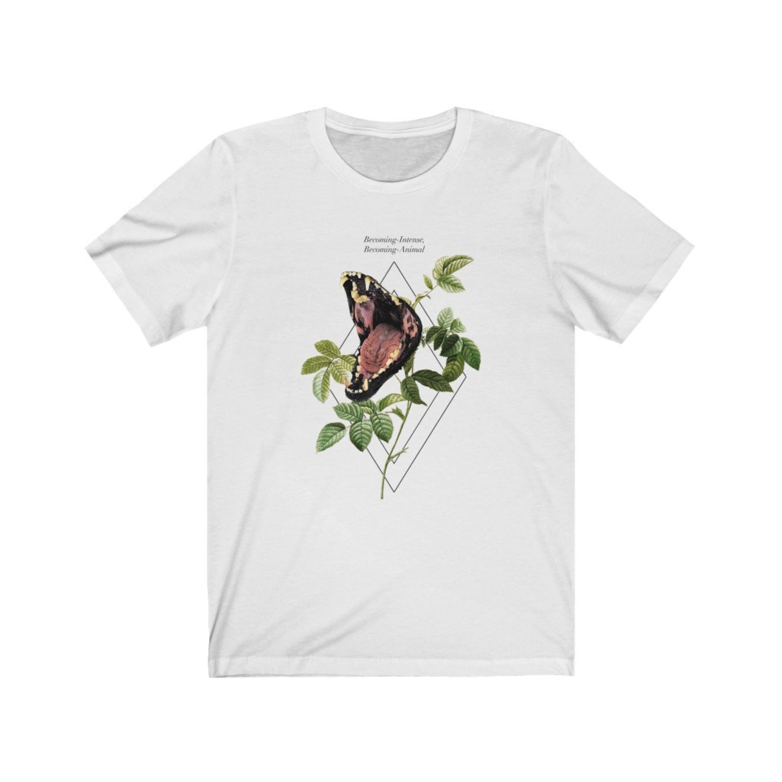 Deleuze and Guattari Becoming-Intense Becoming-Animal Philosophy T-shirt S