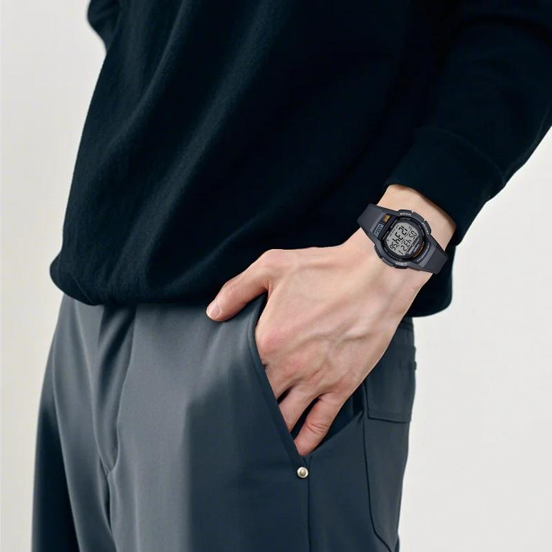Casio YOUTH Series - Disc Digital Display, Waterproof and Shockproof, New Movement, Quartz Movement, Resin Strap, Japanese and Korean WS-1000H-1A