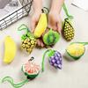 5 Pezzi Borsa della Spesa di Grande Capacità con Ciondolo Multiuso Design Frutta Borsa della Spesa Regali