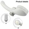 Shower Space Detachable Shower Head Optimal Water Pressure Sleek And Modern Design ABS Material Convenient Operation
