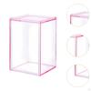Acrylic Display Case Doll Box Showcase Storage Organizer for Office Desk