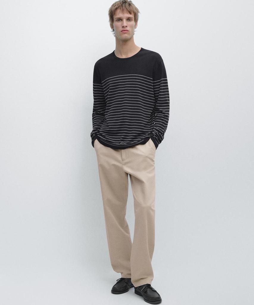 Masimodutti Cotton Linen Jogger Fit Pants