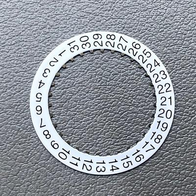 White Date Disk Date Wheel Disk for Seagull 2824 Movement Date@3