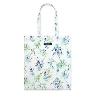 STYLE Decor Tote Bag for Large Eco A3 Botanical Bouquet with a Pocket Tissue Women, Capacity, Sub-Bag, Bag, 100% Cotton, Size, Design,