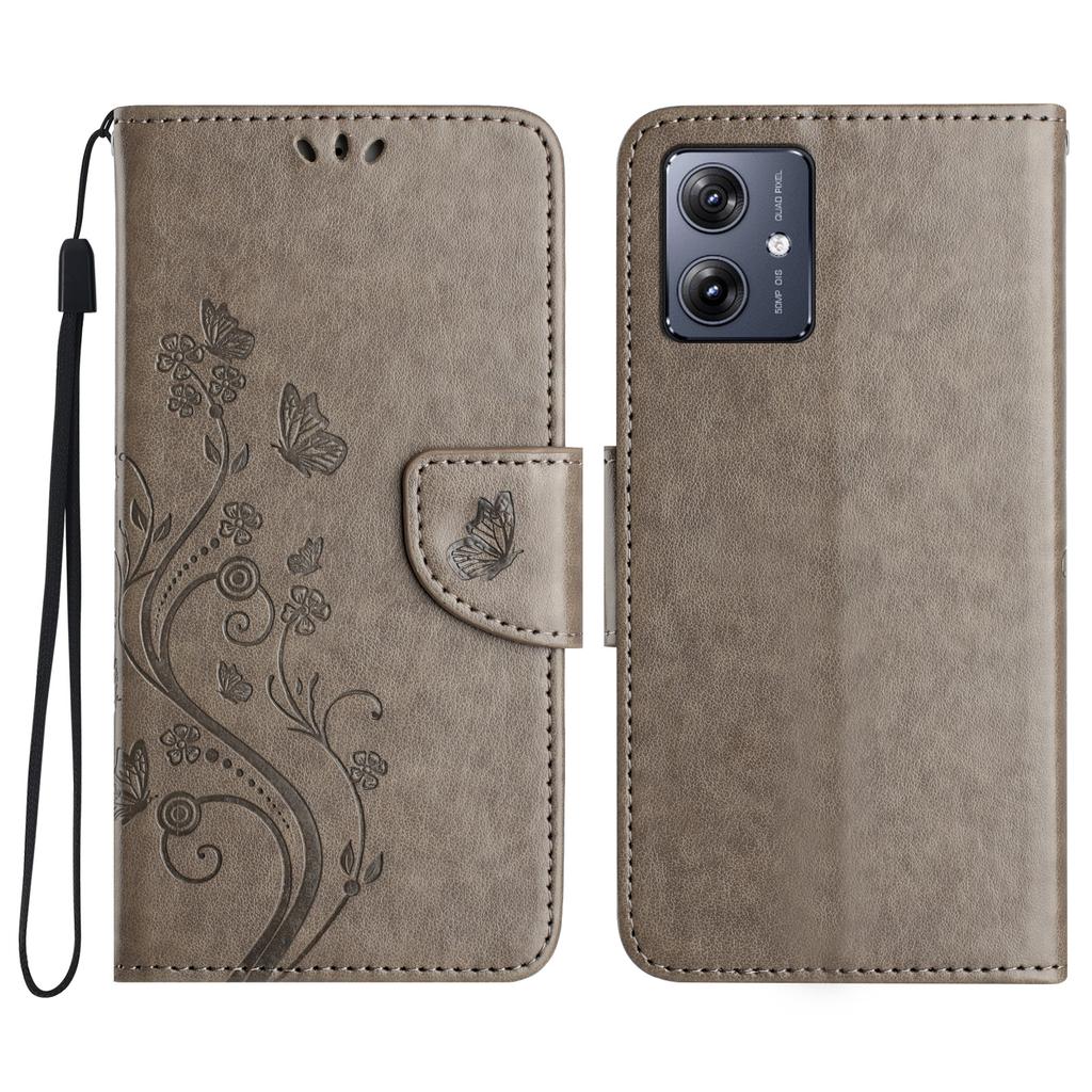 For Samsung Galaxy A06 4G Case Imprinted Mini Butterfly Leather Wallet Phone Cover
