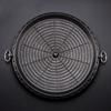 32Cm Maifan Stone Charcoal Grill Pan Round Outdoor Picnic Garden Party Terrace Beach Korean Bbq Plate Non-Stick Aluminum Tray