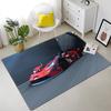 Racing Car Rug Multi-size Anti-Slip Polyester Carpet High-Definition Sport Car Print Modern Living Room Kids Game Room Decor Mat