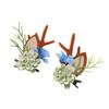 Christmas Hair Clip Hair Barrettes Hair Bow Headpieces Winter Bow Reindeer Barrettes Headwear Hair Accessories