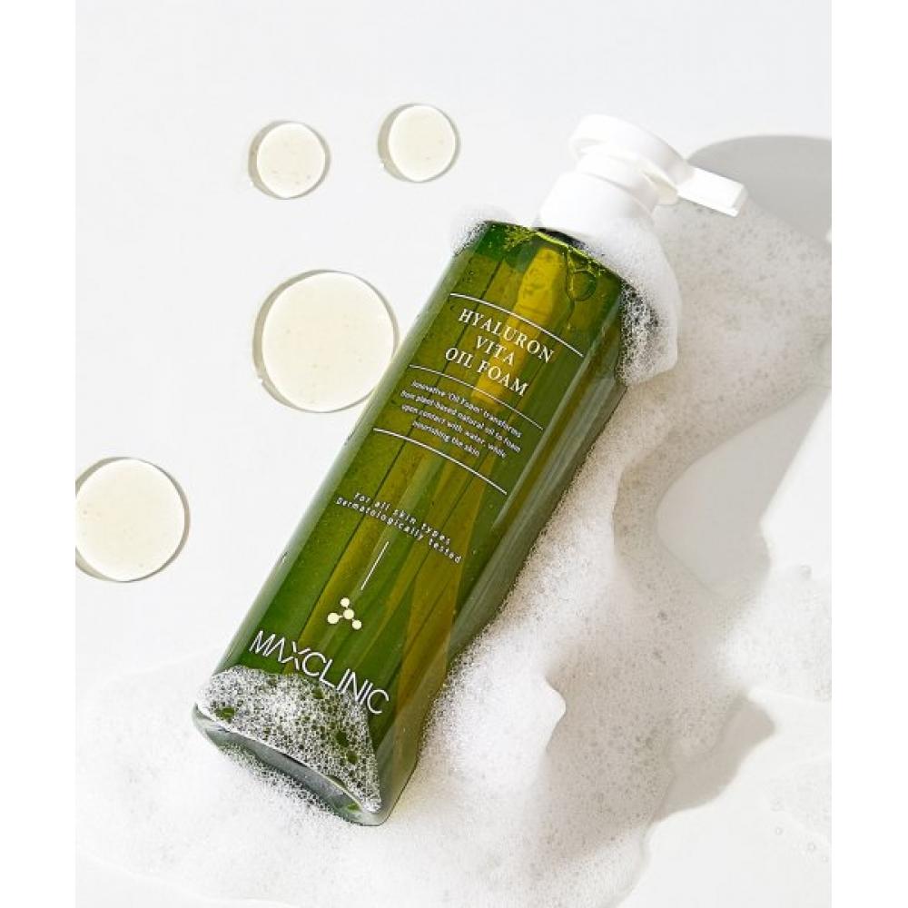 Maxclinic Hyaluronic Vita Oil Foam Large Capacity 310g Msk032 HYALURON VITA OIL FOAM LARGE DOSE MSK032