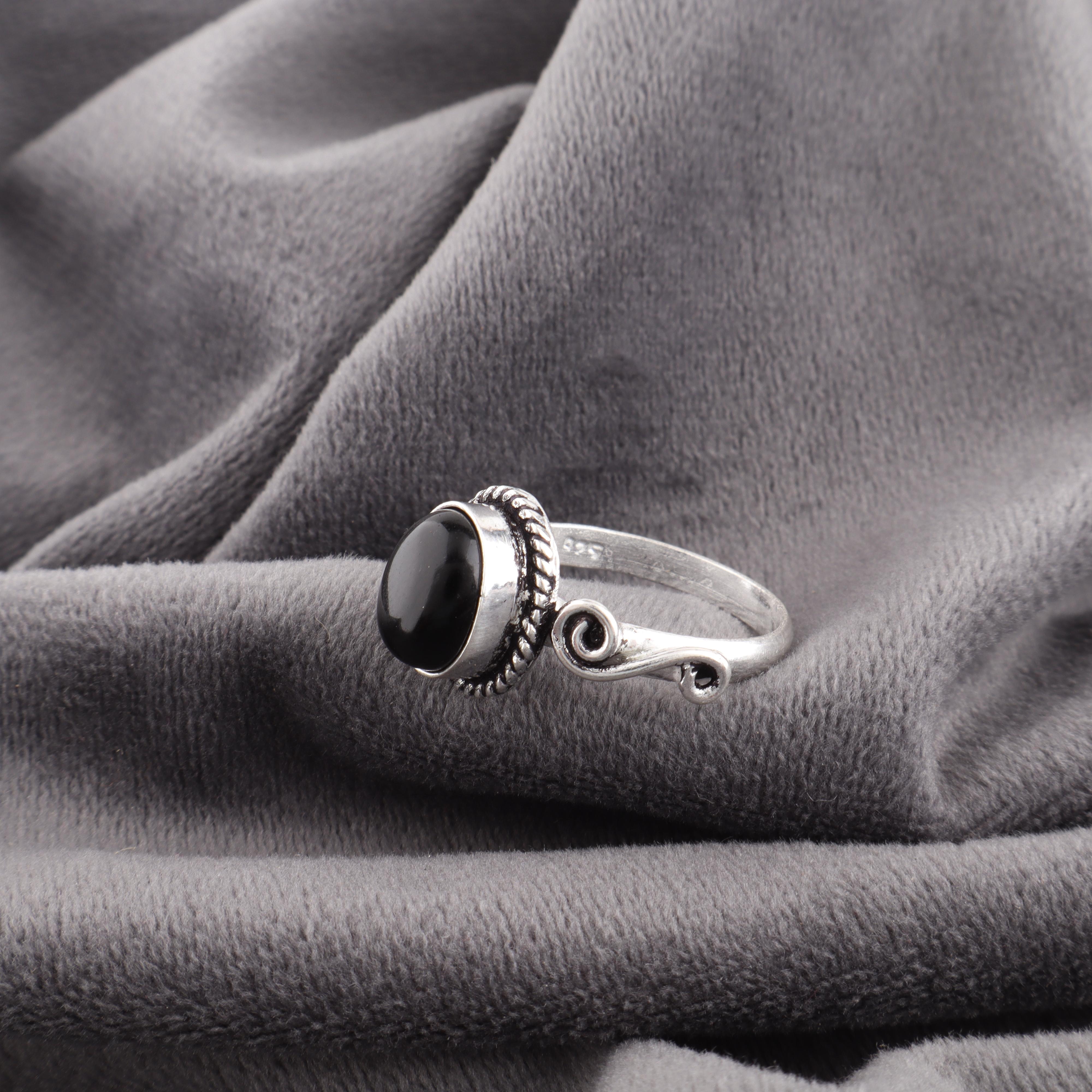 

Кольцо с черным турмалином, ювелирное изделие с драгоценным камнем, кольцо из серебра 925 пробы, кольцо ручной работы, удивительное ювелирное изделие 7 чёрный