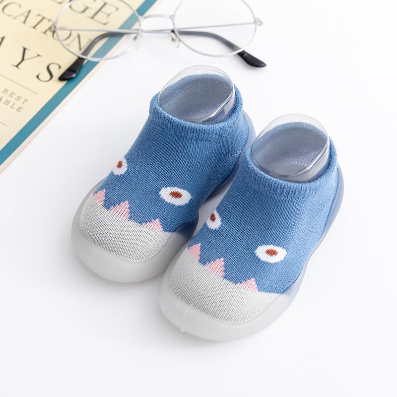 Baby Walking Soft Soled Shoes Children's Socks Shoes Comfortable and Breathable Cartoon Patterns